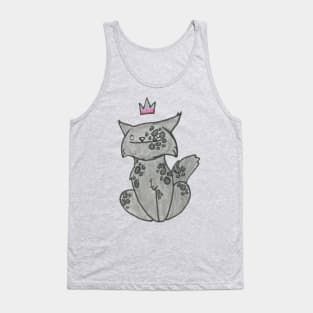 Derp Queen Cat Gel Pen :: Canines and Felines Tank Top